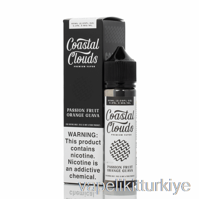 Vape Kalem Vape Mate çarkıfelek Meyvesi Turuncu Guava - Kıyı Bulutları Co. - 60ml 3mg